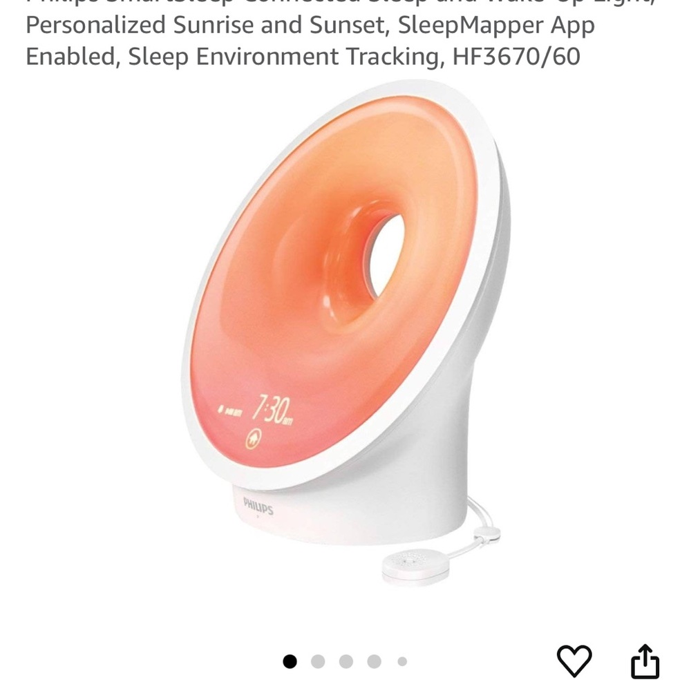 Philips SmartSleep Wake-Up Light App Enabled